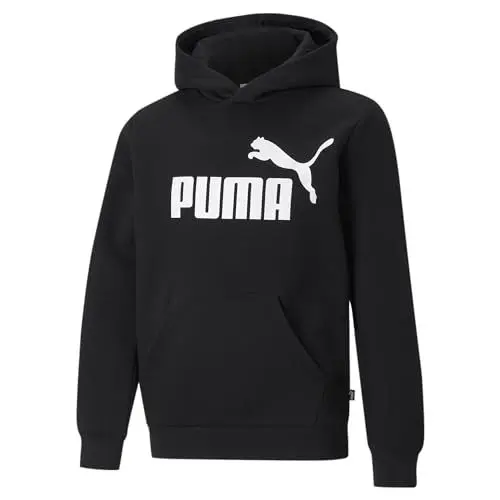 Produktbild: PUMA Jungen, ESS Big Logo Hoodie FL B Pullover, Schwarz, 152