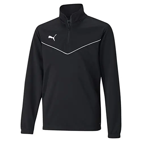 Produktbild: Puma Kinder teamRISE 1/4 Zip Top Jr Pullover, Black White, 152