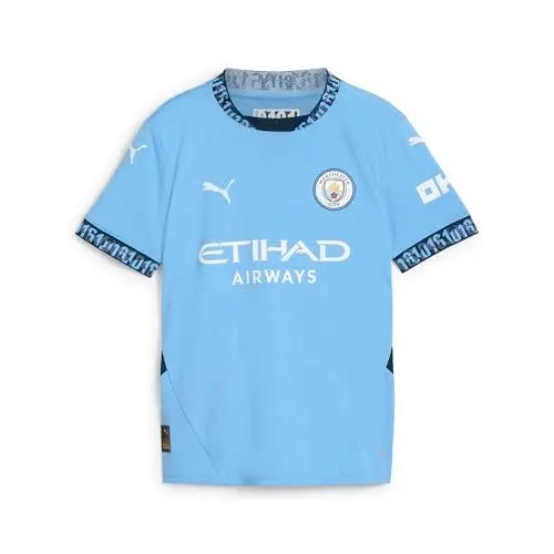 Produktbild: PUMA Manchester City Kinder Heimtrikot 2024/25 Saison - Team Hellblau - Größe: 140