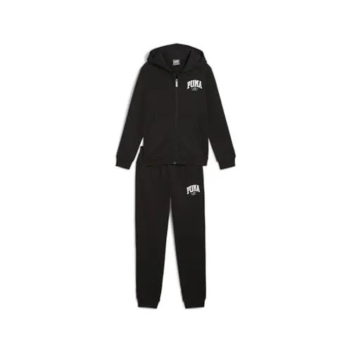 Produktbild: PUMA PUMA SQUAD Full-Zip Sweat Suit FL B, Jungen Trainingsanzug, PUMA Black, 683318 176