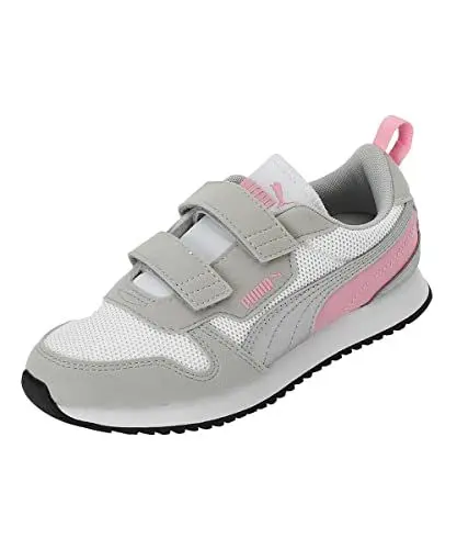 Produktbild: PUMA R78 V PS Sneaker, White Silver-Parfait Pink, 31 EU