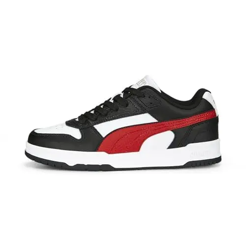 Produktbild: PUMA Rbd Game Low Jr Sneaker, White for All Time Red Black Gold, 38 EU