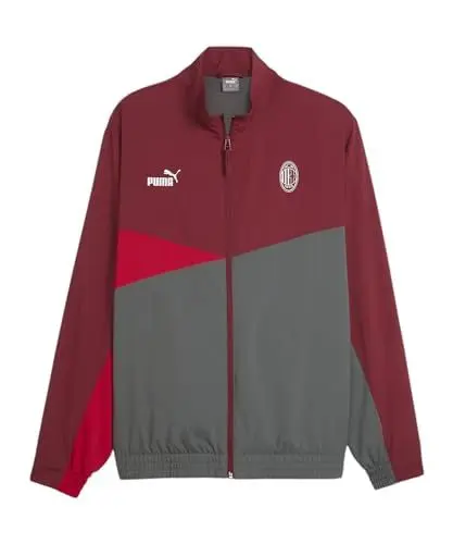 Produktbild: PUMA AC Mailand Trainingsjacke rotrotgrau, S Unisex