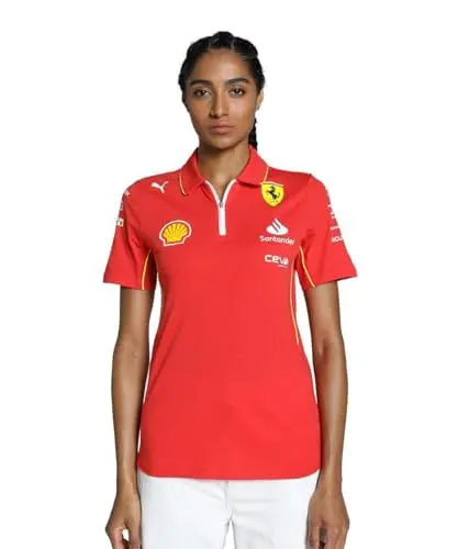Produktbild: PUMA Scuderia Ferrari F1 Damen 2024 Team Polo Brennt Rot - Größe: X-Groß
