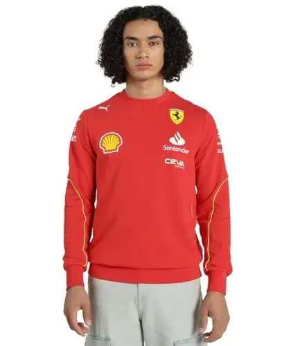 Produktbild: PUMA Scuderia Ferrari F1 Herren 2024 Team Pullover Brennt Rot - Größe: Mittel