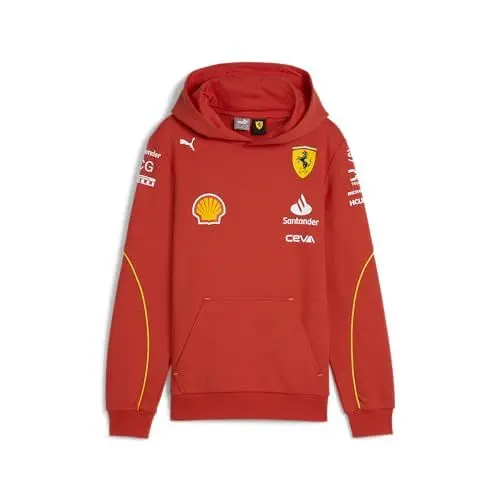 Produktbild: PUMA Scuderia Ferrari F1 Kinder 2024 Team Kapuzenpulli Brennt Rot - Größe: 15/16 Jahre