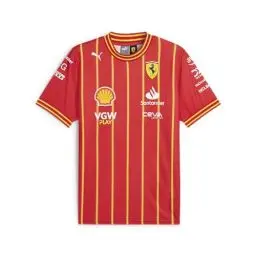 Produktbild: PUMA Scuderia Ferrari – Charles Leclerc Fußballtrikot – Herrenpassform – Rot – Größe: M
