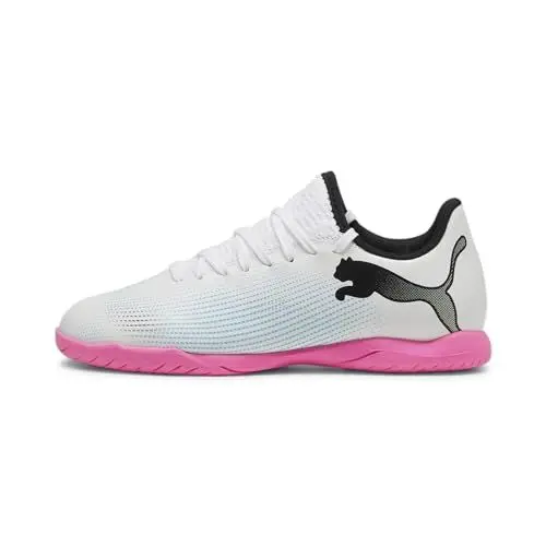 Produktbild: PUMA Soccer Shoe Unisex Kinder, Puma White Puma Black Poison Pink, 30 EU