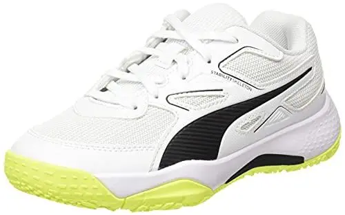 Produktbild: PUMA Solarflash Jr Leichtathletik-Schuh, White Black-Yellow Alert, 37.5 EU