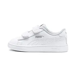 Produktbild: PUMA Unisex Baby Puma Smash v2 L V Inf Sneaker, Puma White-Puma White, 23 EU