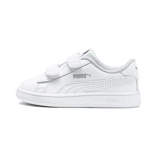 Produktbild: PUMA Unisex Baby Puma Smash v2 L V Inf Sneaker, Puma White-Puma White, 23 EU