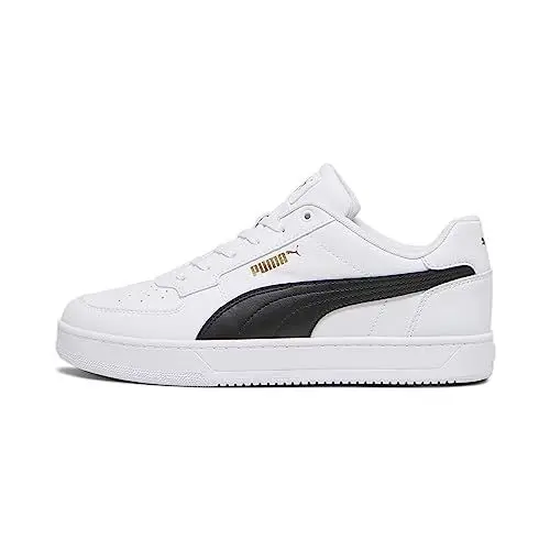 Produktbild: PUMA Unisex CAVEN 2.0 Sneaker, White Black-Gold, 47 EU