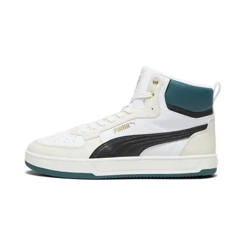 Produktbild: PUMA Unisex Caven 2.0 Mid Sneaker, Weiß Schwarz Alpenschnee Warmweiß, 42 EU