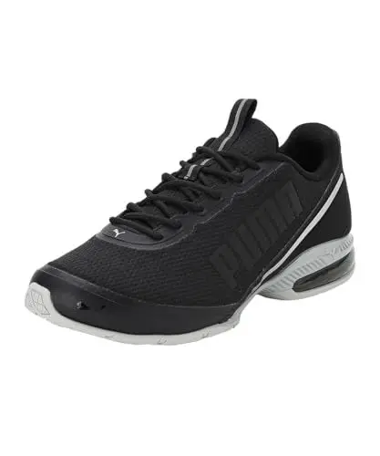Produktbild: PUMA Unisex Cell Divide Sneaker, Black Metallic Silver, 44.5 EU