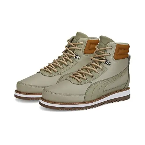 Produktbild: PUMA Unisex Desierto v2 High Boot, Pebble Gray-Pebble Gray-Desert Tan, 38 EU