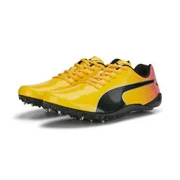 Produktbild: PUMA Unisex Evospeed Prep Sprint 3 Leichtathletikschuh, Sun Stream Sunset Glow Black, 42 EU