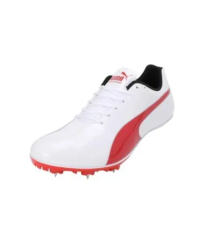 Produktbild: PUMA Unisex Evospeed Sprint 14.5 Track and Field Shoe, White RED Silver, 42.5 EU