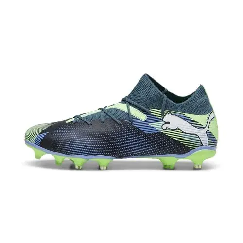 Produktbild: PUMA Unisex Future 7 Match FG/AG Soccer Shoe, Gray Skies White-Fizzy Apple, 46.5 EU