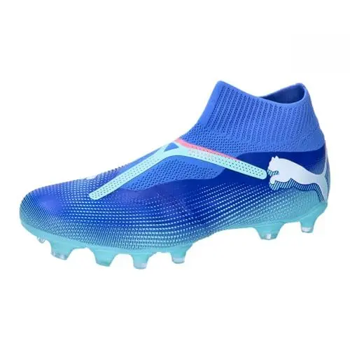 Produktbild: PUMA Unisex Future 7 Match+ LL FG/AG Soccer Shoe, Bluemazing White-Electric Peppermint, 47 EU