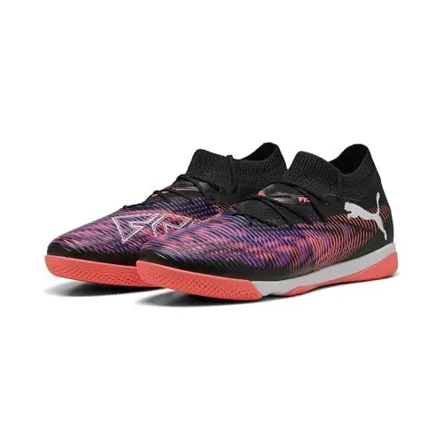 Produktbild: PUMA Unisex Future 8 Match IT Fussballschuh, Black White-Glowing RED, 44 EU