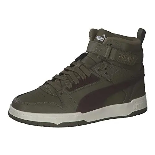 Produktbild: PUMA Unisex Kinder Rbd Game Wtr Jr Sneaker, Deep Olive Dark Chocolate Puma Team Gold, 37 EU
