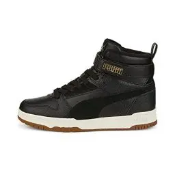 Produktbild: PUMA Unisex Kinder Rbd Game WTR Jr Sneaker, Black Black Team Gold, 39 EU