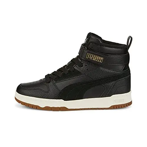 Produktbild: PUMA Unisex Kinder Rbd Game WTR Jr Sneaker, Black Black Team Gold, 39 EU