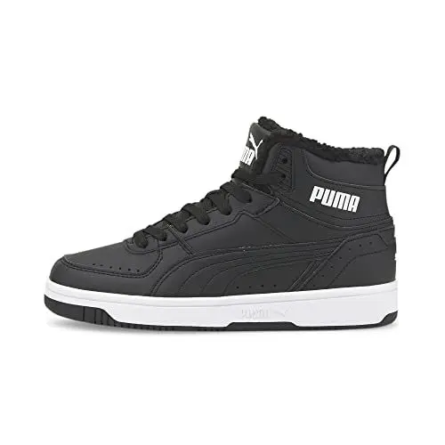 Produktbild: PUMA Unisex Kinder Rebound Joy Fur Jr Sneaker, Puma Black Puma White, 37 EU