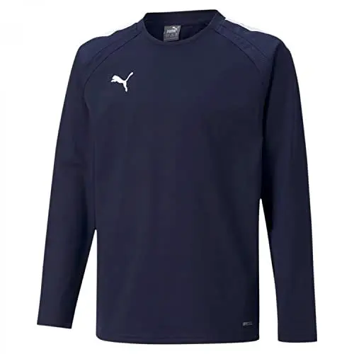 Produktbild: PUMA Unisex Kinder Sweater, Peacoat-Puma White, 128