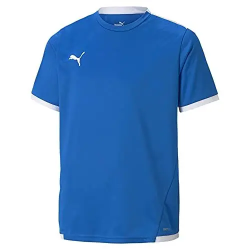 Produktbild: PUMA Unisex Kinder Teamliga Jersey Jr Shirt, Electric Blue Lemonade-puma White, 176 EU