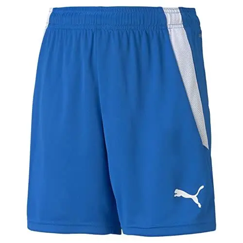 Produktbild: PUMA Unisex Kinder Teamliga Jr Shorts, Electric Blue Lemonade-puma White, 128 EU