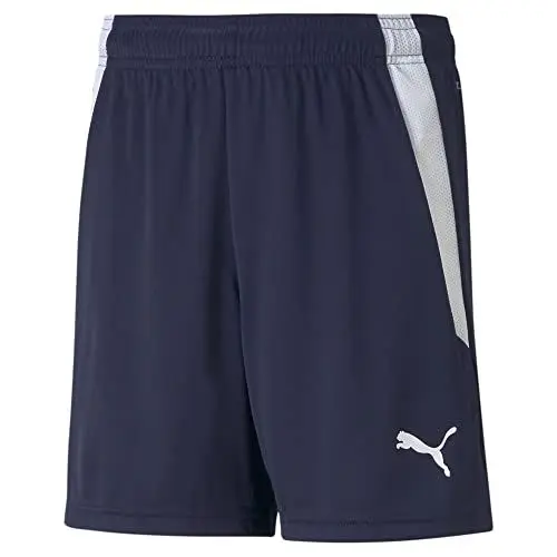 Produktbild: PUMA Unisex Kinder Teamliga Jr Shorts, Peacoat-puma White, 176 EU
