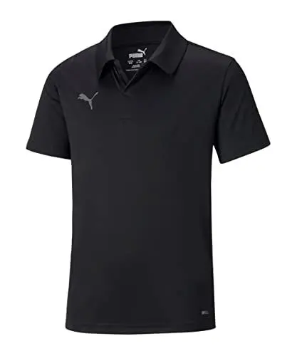 Produktbild: PUMA Unisex Kinder Teamliga Sideline Polo Jr Shirt, Puma Black-puma White, 128 EU