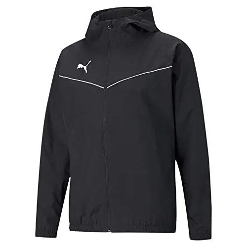 Produktbild: Puma Kinder teamRISE All Weather JKT Jr Windbreaker, Black White, 164