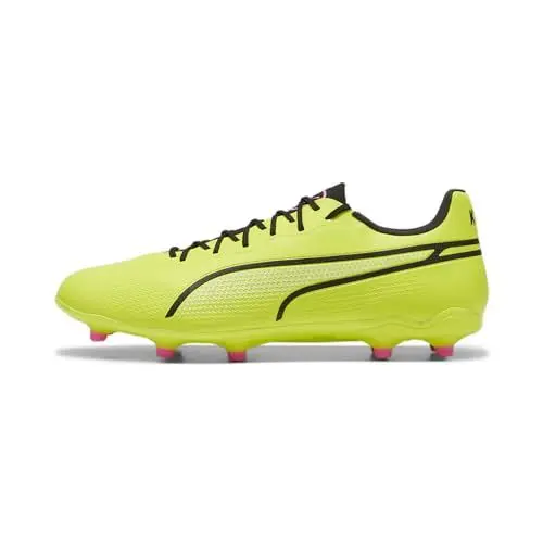 Produktbild: PUMA Unisex King Pro Fg/Ag Soccer Shoe, Electric Lime Black Poison Pink, 43 EU