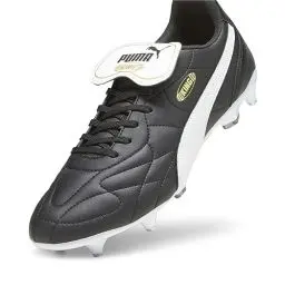 Produktbild: PUMA Unisex King Top Mxsg Soccer Shoe, Black White Gold, 45 EU