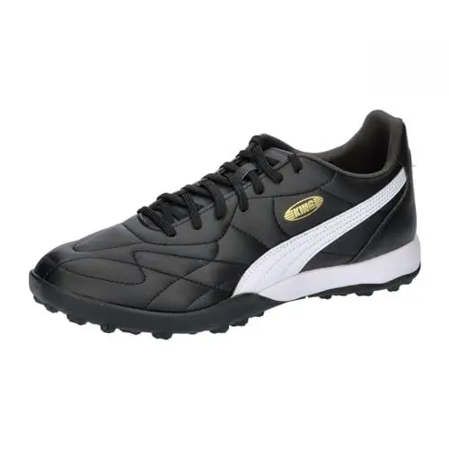 Produktbild: PUMA Unisex King Top Tt Fußballschuhe, Puma Black Puma White Puma Gold, 43 EU