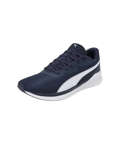 Produktbild: PUMA Unisex Night Runner V3 Road Running Shoe, Navy White, 44.5 EU