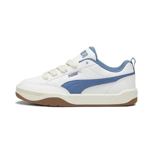 Produktbild: PUMA Unisex Park Lifestyle Sneaker, White-Blue Horizon-Alpine Snow, 46 EU