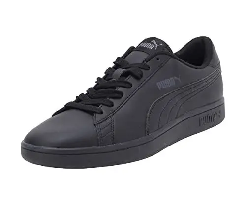 Produktbild: PUMA Unisex Puma Smash v2 L Low-Top, Puma Black-Puma Black, 45 EU
