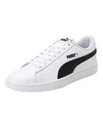 Produktbild: PUMA Unisex Puma Smash v2 L Low-Top, Puma White-Puma Black, 42.5 EU
