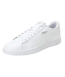 Produktbild: PUMA Unisex Puma Smash v2 L Low-Top, Puma White-Puma White, 39 EU