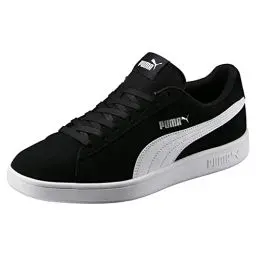 Produktbild: PUMA Unisex Puma Smash v2 Low-Top, Puma Black-Puma White-Puma Silver, 40.5 EU