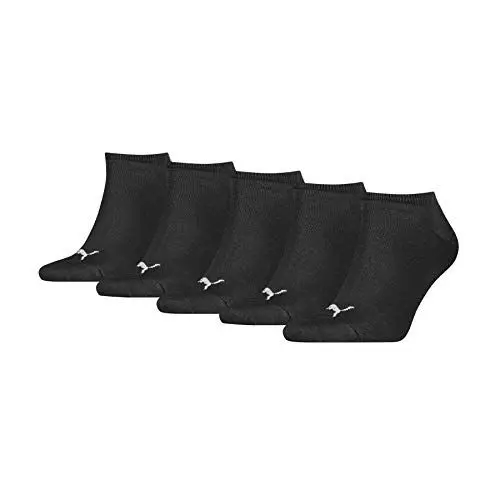 Produktbild: PUMA Unisex Puma Unisex Plain Sneaker - Trainer (5 stuks) Socks, Schwarz, 35-38 EU