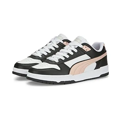 Produktbild: PUMA Unisex RBD GAME LOW Low-Top Trainers, PUMA WHITE-ROSE DUST-PUMA BLACK-PUMA GOLD, 45 EU