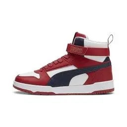 Produktbild: PUMA Unisex RBD Game Sneaker, White-New Navy-Club RED, 39 EU