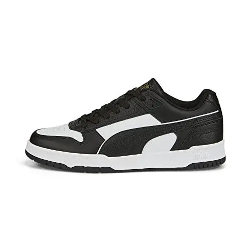Produktbild: PUMA Unisex Rbd Game Low Sneaker, Black White Team Gold, 42.5 EU