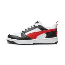 Produktbild: PUMA Unisex Rebound V6 Low Sneaker, White for All Time Red Black, 44 EU