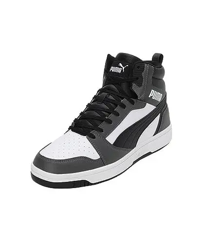 Produktbild: PUMA Unisex Rebound V6 Sneaker, White Black Shadow Gray, 45 EU