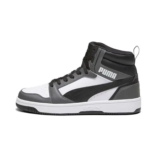 Produktbild: PUMA Unisex Rebound V6 Sneaker, White Black Shadow Gray, 41 EU